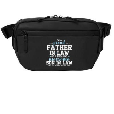 Proud Father In Law Of A Freaking Awesome Son In Law Crossbody Pack