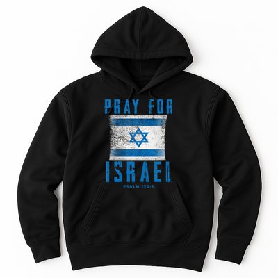 Pray for Israel Psalm 122 6 Israel Flag Hoodie