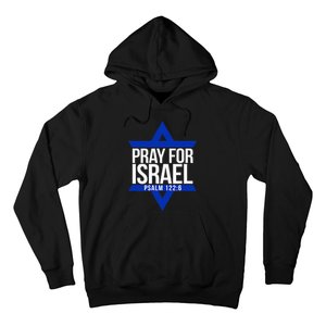 Pray For Israel Jewish Star Hoodie