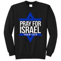 Pray For Israel Jewish Star Sweatshirt