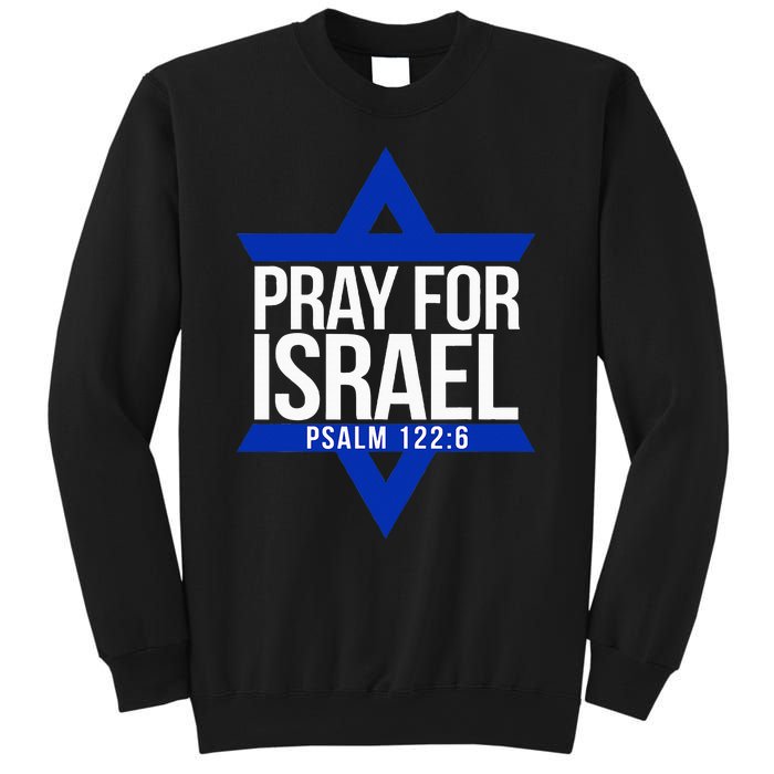 Pray For Israel Jewish Star Sweatshirt