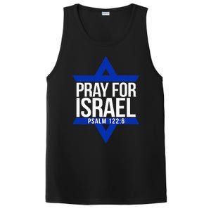 Pray For Israel Jewish Star PosiCharge Competitor Tank