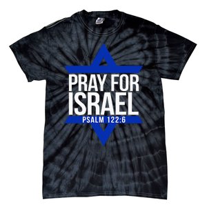 Pray For Israel Jewish Star Tie-Dye T-Shirt