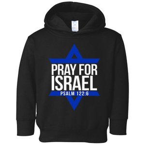 Pray For Israel Jewish Star Toddler Hoodie