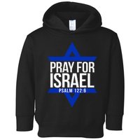 Pray For Israel Jewish Star Toddler Hoodie