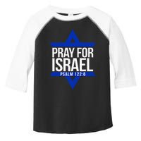 Pray For Israel Jewish Star Toddler Fine Jersey T-Shirt