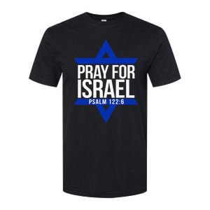 Pray For Israel Jewish Star Softstyle CVC T-Shirt