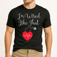 Pacemaker Funny ICD Surgery Gift Im Wired Like That Cooling Performance Crew T-Shirt