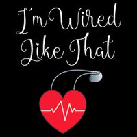Pacemaker Funny ICD Surgery Gift Im Wired Like That Cooling Performance Crew T-Shirt