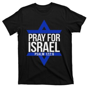 Pray For Israel Jewish Star T-Shirt