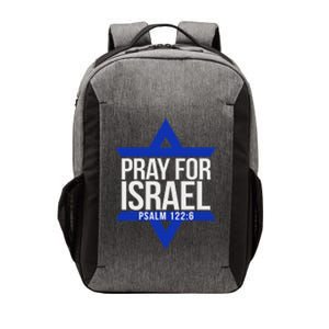 Pray For Israel Jewish Star Vector Backpack