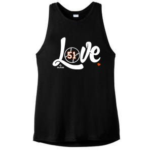 Paul Fry Is Love Valentines Day Baltimore Baseball Player Cool Gift Ladies PosiCharge Tri-Blend Wicking Tank