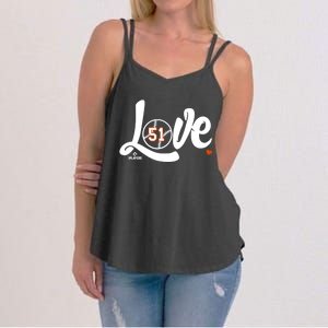 Paul Fry Is Love Valentines Day Baltimore Baseball Player Cool Gift Women's Strappy Tank