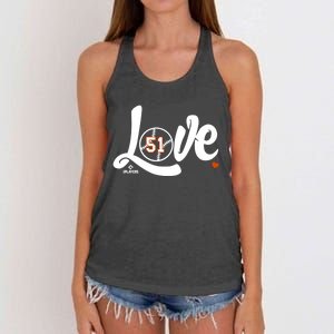 Paul Fry Is Love Valentines Day Baltimore Baseball Player Cool Gift Women's Knotted Racerback Tank