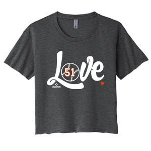 Paul Fry Is Love Valentines Day Baltimore Baseball Player Cool Gift Women's Crop Top Tee