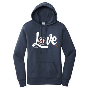 Paul Fry Is Love Valentines Day Baltimore Baseball Player Cool Gift Women's Pullover Hoodie