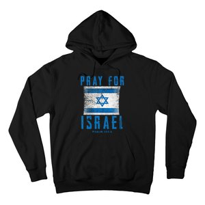 Pray for Israel Psalm 122 6 Israel Flag Hoodie