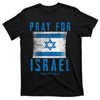 Pray for Israel Psalm 122 6 Israel Flag T-Shirt