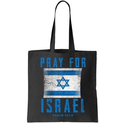 Pray for Israel Psalm 122 6 Israel Flag Bag