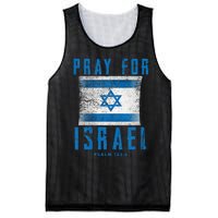 Pray for Israel Psalm 122 6 Israel Flag Mesh Reversible Basketball Jersey Tank