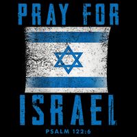 Pray for Israel Psalm 122 6 Israel Flag Womens Tank Top