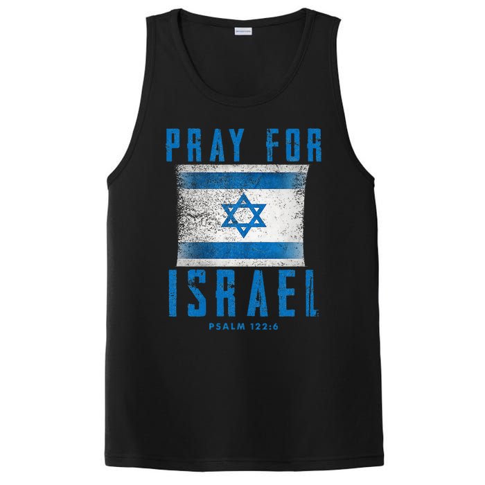 Pray for Israel Psalm 122 6 Israel Flag PosiCharge Competitor Tank