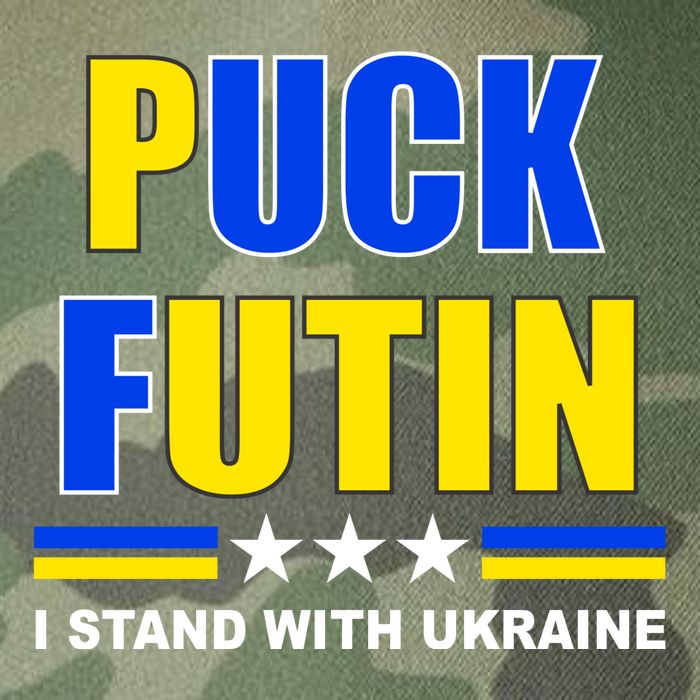 Puck Futin I Stand With Ukraine Legacy Tie Dye Trucker Hat