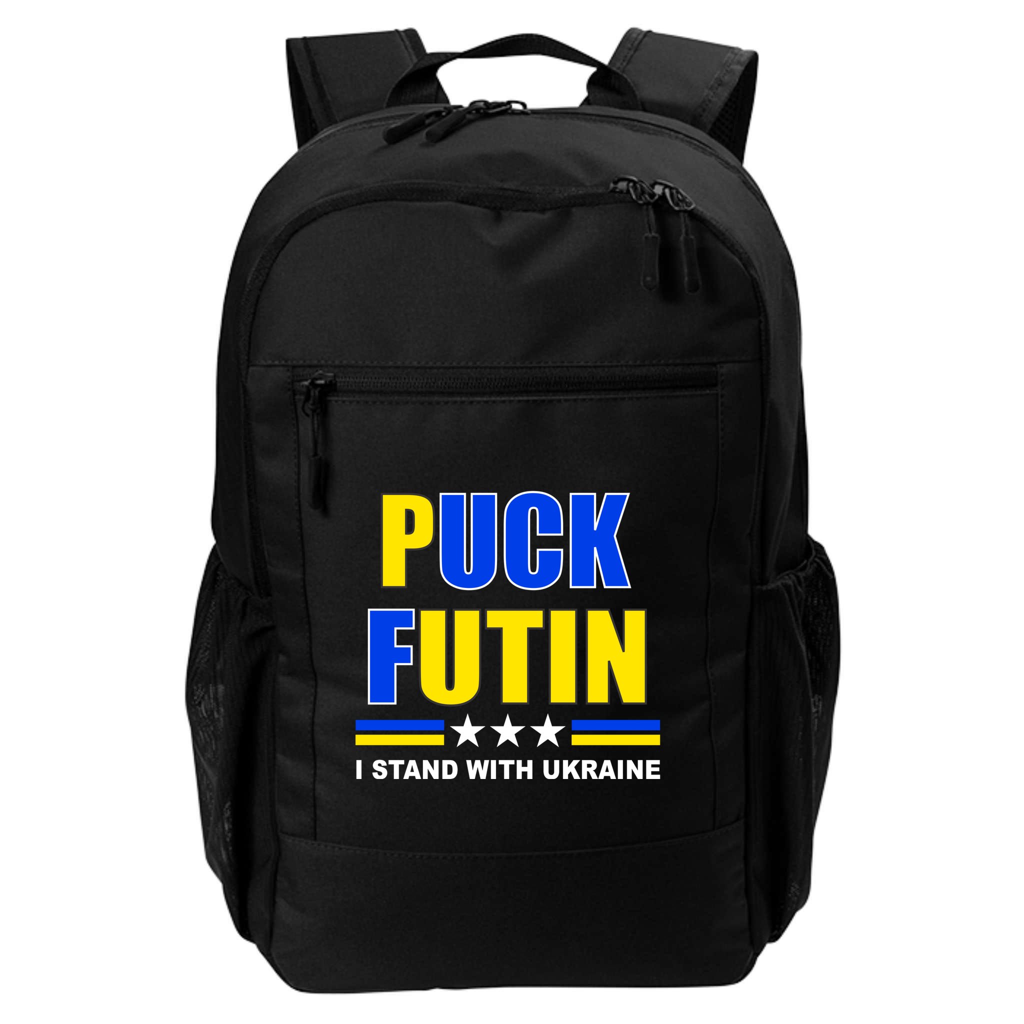 Puck Futin I Stand With Ukraine Backpack