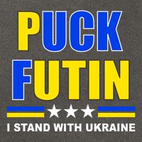 Puck Futin I Stand With Ukraine Cotton Canvas Backpack
