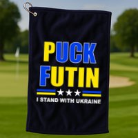 Puck Futin I Stand With Ukraine Golf Towel