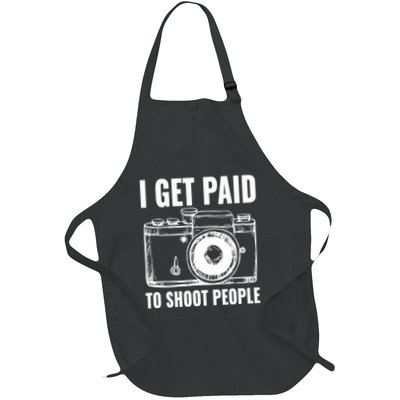 Photography Funny I Get Paid To Shoot People Apron
