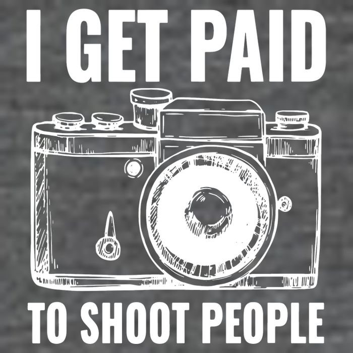 Photography Funny I Get Paid To Shoot People 7 Panel Mesh Trucker Snapback Hat