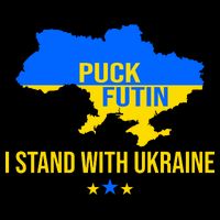 Puck Futin I Stand With Ukraine Support Flag Wool Snapback Cap