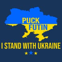 Puck Futin I Stand With Ukraine Support Flag 16 in Basic Backpack