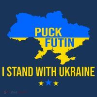 Puck Futin I Stand With Ukraine Support Flag Toddler Hoodie