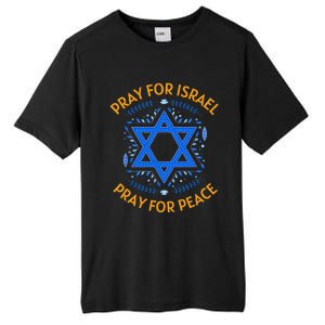 Pray For Israel Peace Tall Fusion ChromaSoft Performance T-Shirt