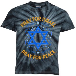 Pray For Israel Peace Kids Tie-Dye T-Shirt