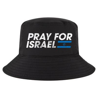 Pray for Israel Psalm 122 6 Israel Flag Christian Inspiring Cool Comfort Performance Bucket Hat