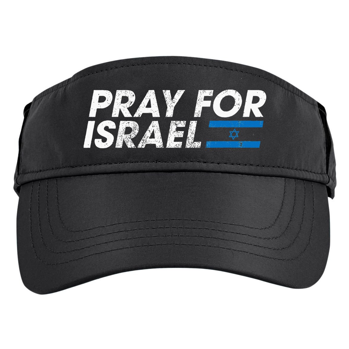 Pray for Israel Psalm 122 6 Israel Flag Christian Inspiring Adult Drive Performance Visor
