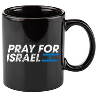 Pray for Israel Psalm 122 6 Israel Flag Christian Inspiring 11oz C Handle Ceramic Mug