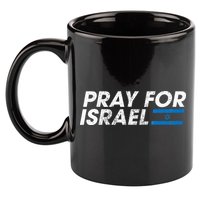 Pray for Israel Psalm 122 6 Israel Flag Christian Inspiring 11oz C Handle Ceramic Mug