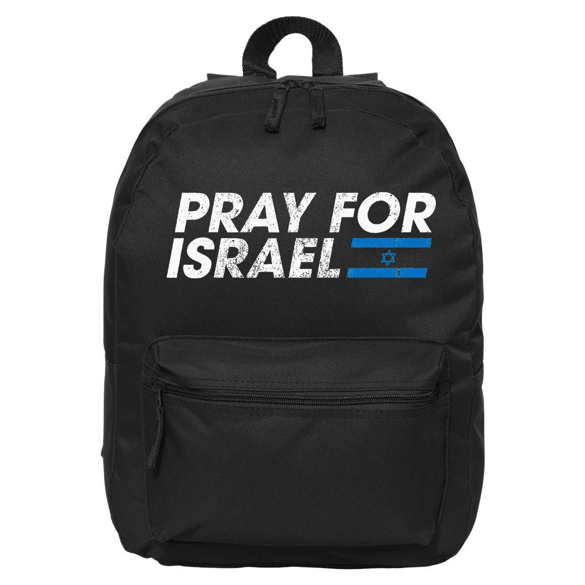 Pray for Israel Psalm 122 6 Israel Flag Christian Inspiring 16 in Basic Backpack