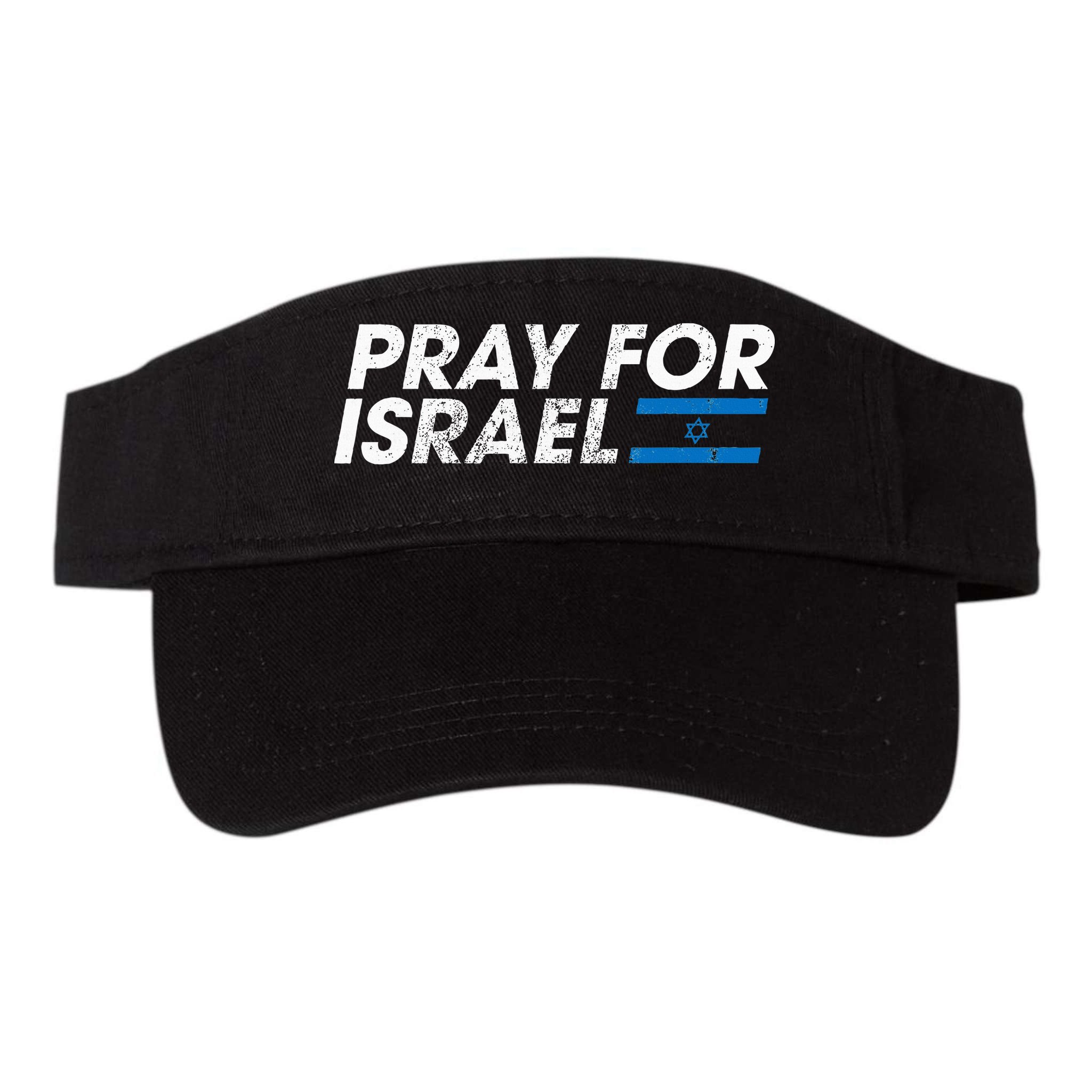Pray for Israel Psalm 122 6 Israel Flag Christian Inspiring Visor