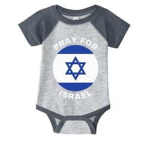 Pray For Israel Flag Stand With Israel Infant Baby Jersey Bodysuit