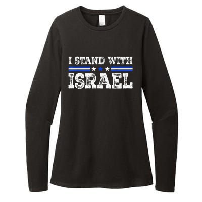 Pray For Israel I Stand With Israel Jewish Heritage Israeli Womens CVC Long Sleeve Shirt