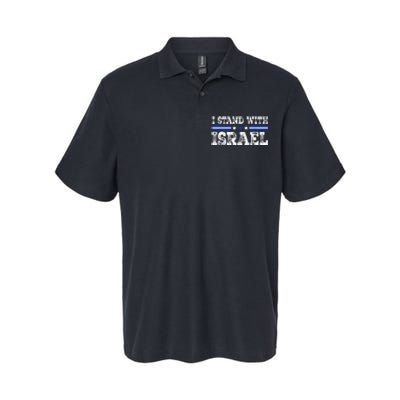 Pray For Israel I Stand With Israel Jewish Heritage Israeli Softstyle Adult Sport Polo