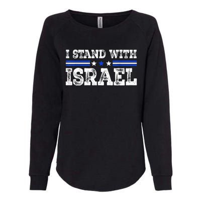 Pray For Israel I Stand With Israel Jewish Heritage Israeli Womens California Wash Sweatshirt