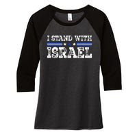 Pray For Israel I Stand With Israel Jewish Heritage Israeli Women's Tri-Blend 3/4-Sleeve Raglan Shirt