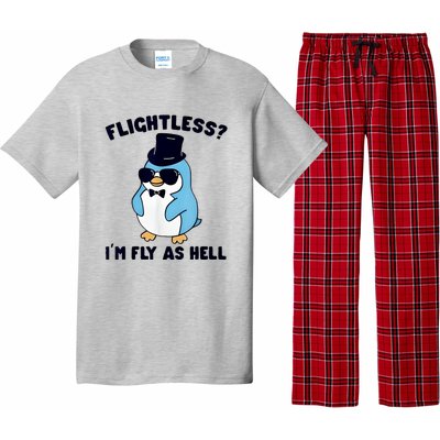 Penguin Flightless I’M Fly As Hell Pajama Set