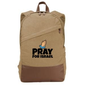 Pray For Israel Cotton Canvas Backpack